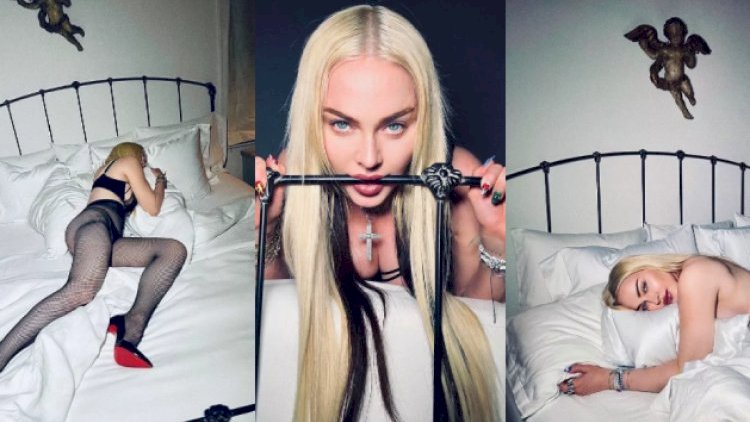    63 yaşlı Madonnadan çılpaq FOTOSESSİYA - Tənqidlərə   tuş gəldi