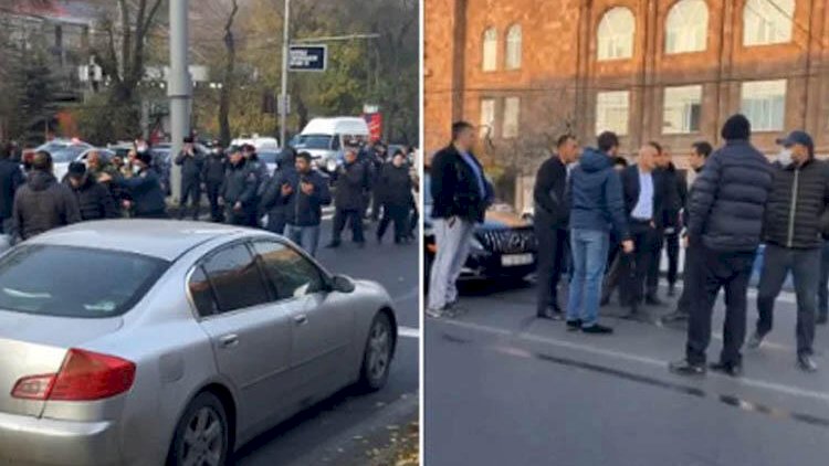    Ermənilər yenə küçələrə töküldü:   Yollar bağlandı