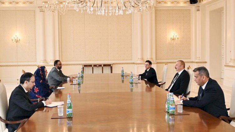    Prezident pakistanlı naziri qəbul etdi   
