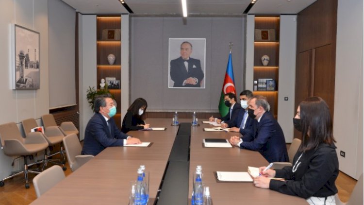    Ceyhun Bayramov Koreya səfiri ilə görüşdü   