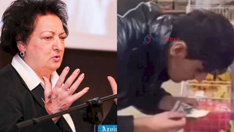    Elmira Süleymanova pula tüpürən qohumundan danışdı:   “Tərbiyəli uşaqdır” - Video