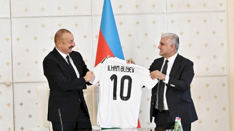    Prezident “Qarabağ“ klubunun üzvləri ilə görüşdü   - Fotolar
