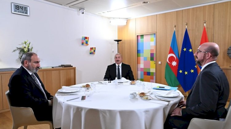    Belçikada Azərbaycan, Ermənistan və Aİ Şurası liderlərinin görüşü başladı - Foto   