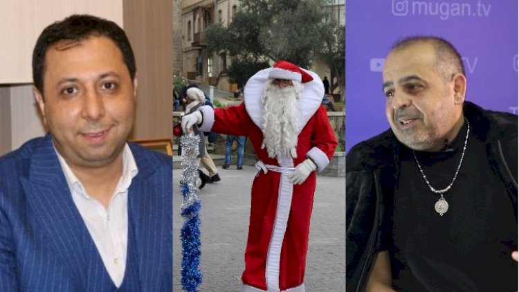    Məşhurlar Şaxta baba qiyafəsində: “Kişidir, evinə pul aparmalıdır...“   