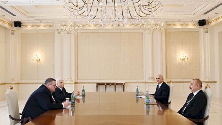    Prezident İlham Əliyev Aleksey Overçuku qəbul etdi   