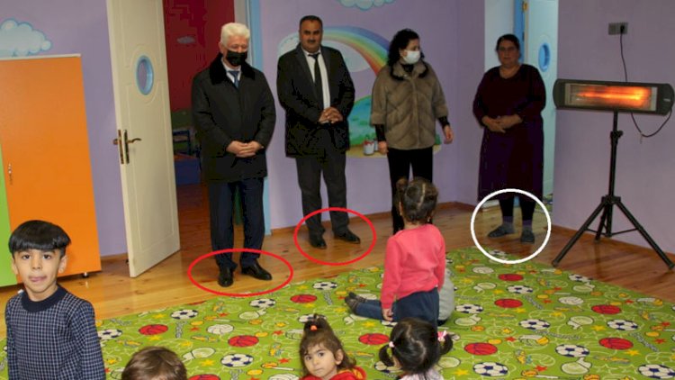    İcra başçısı pandemiya ilə bağlı bağçada yoxlama apardı: Özü qaydaları pozdu    