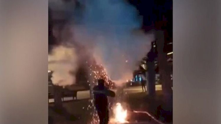   Bakıda yolka yandı   - Video