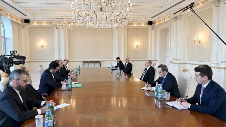    İlham Əliyev İranın xarici işlər nazirini qəbul etdi   