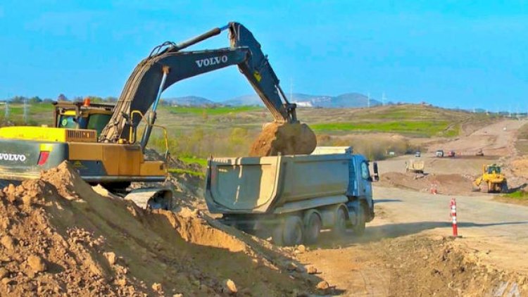    Füzuli-Hadrut avtomobil yolunun tikintisi sürətlə davam etdirilir - Fotolar   