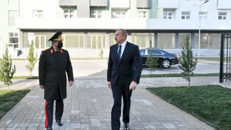    Bakıda Prezidentin iştirakı ilə şəhid ailələri və hərbçilər üçün mənzillər istifadəyə verildi - Fotolar   