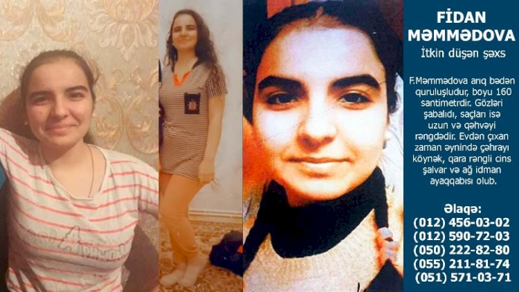    Bakıda 19 yaşlı qız itkin düşdü   