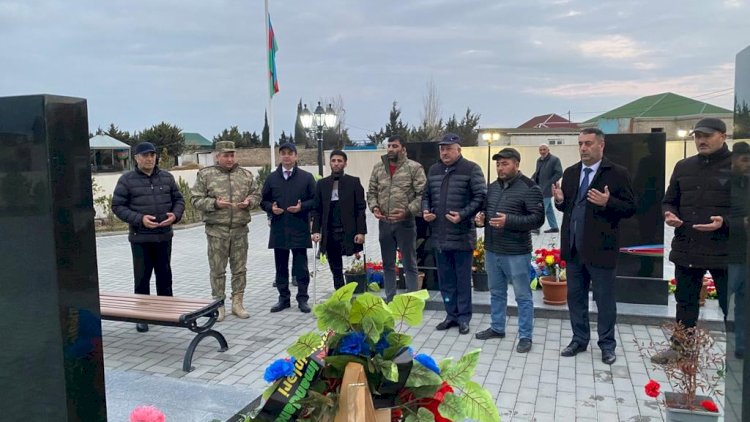     Suraxanıda şəhid doğum günündə anıldı - Fotolar   