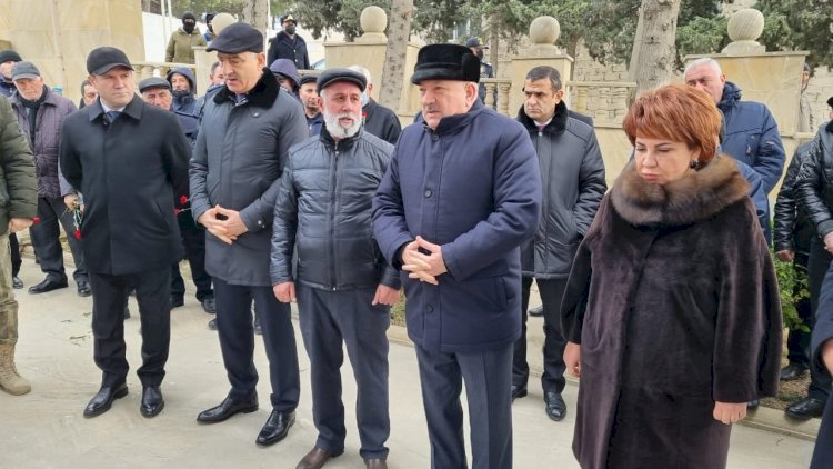    Suraxanıda şəhid Aydın Feyzullayevin anım mərasimi keçirildi - Fotolar   