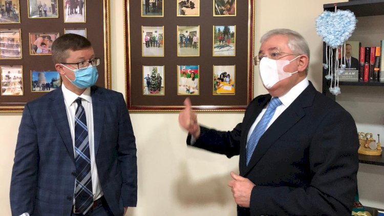    ABŞ Səfirliyinin vəkili general Həzi Aslanovla birgə DİN-in sığınacağına baş çəkdi - Foto   
