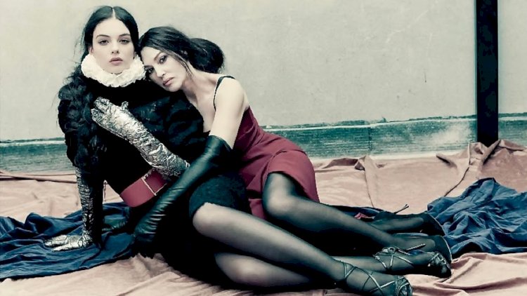    Monika Belluçinin 17 yaşlı qızı - Fotosessiya   