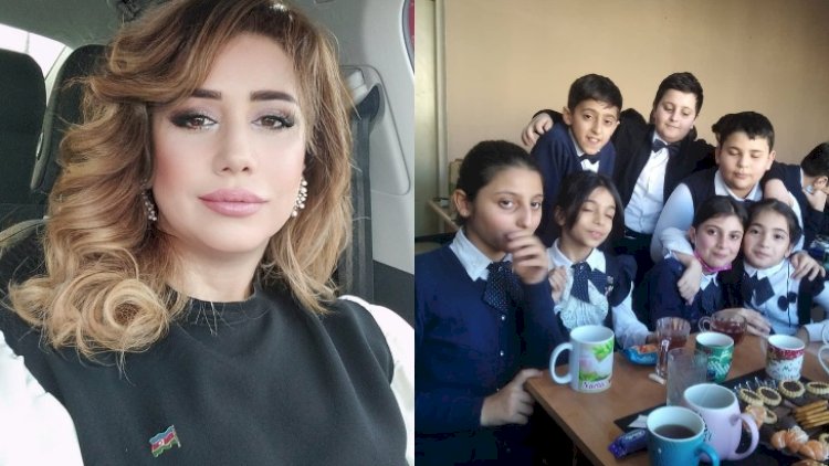    Bakıda müəllim şagirdləri üçün çay dəmləyir   - Fotolar