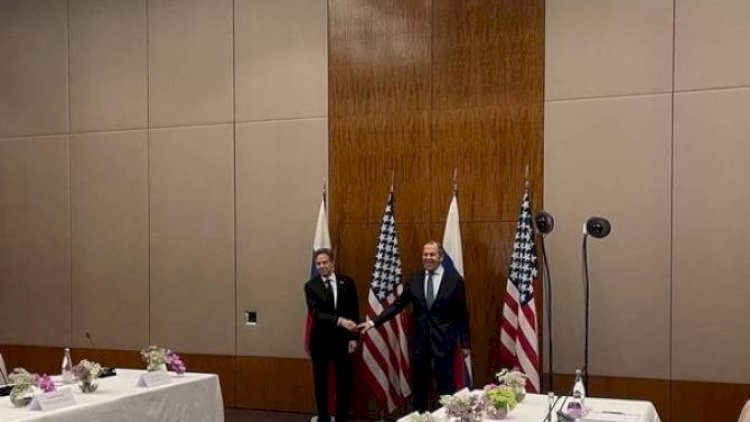    Saat yarımlıq görüş: Lavrov və Blinken bağlı qapı arxasında   