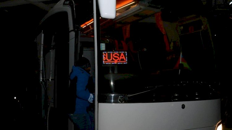    Şuşa avtobusu yola düşdü - FOTO   