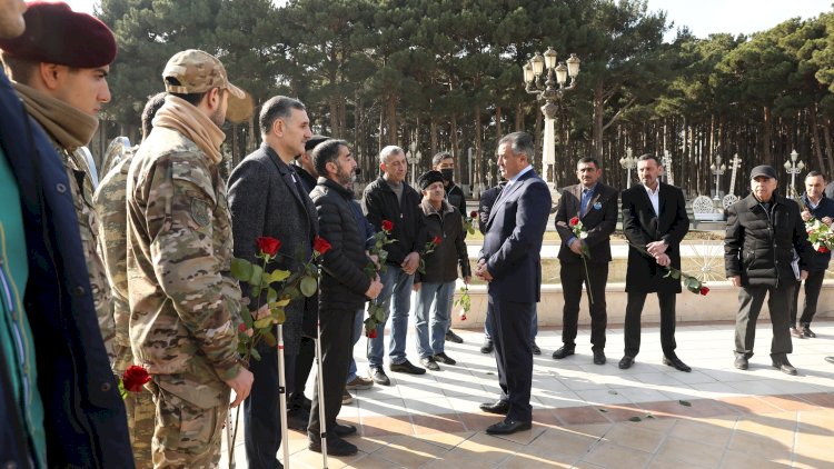    Yeni icra başçısının ilk işi şəhid ailələri və qazilərlə görüş oldu - Fotolar   