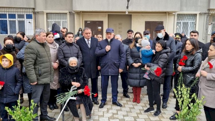    Suraxanıda şəhidin xatirəsinə bulaq-abidə kompleksi inşa olundu   - Fotolar