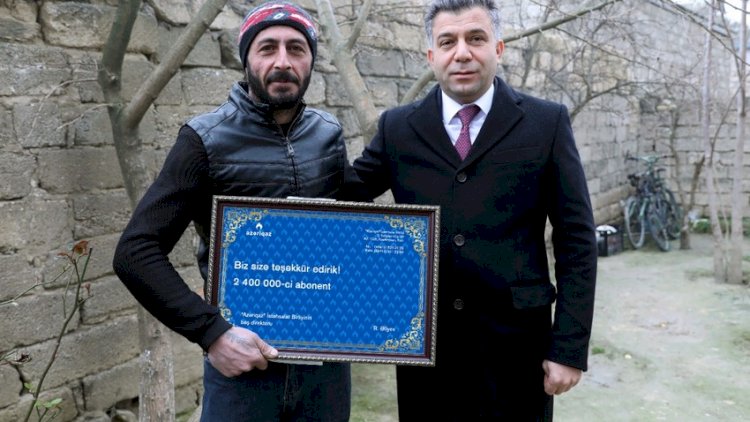    “Azəriqaz” 2,4 milyonuncu abonentin adını açıqladı   