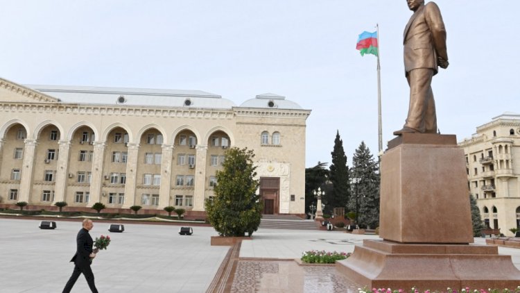    İlham Əliyev Gəncə şəhərində səfərdə olub   