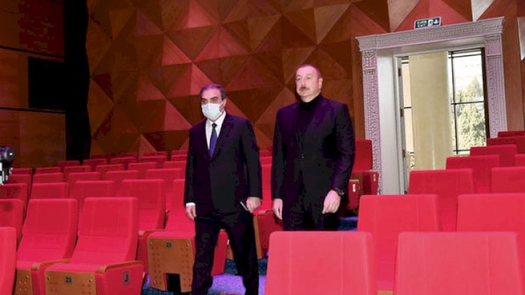    Dövlət başçısı Gəncə Dövlət Dram Teatrının yeni binasının açılışında iştirak etdi   