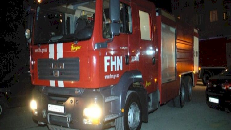    Bakıda avtomobil təmiri sexində yanğın oldu   