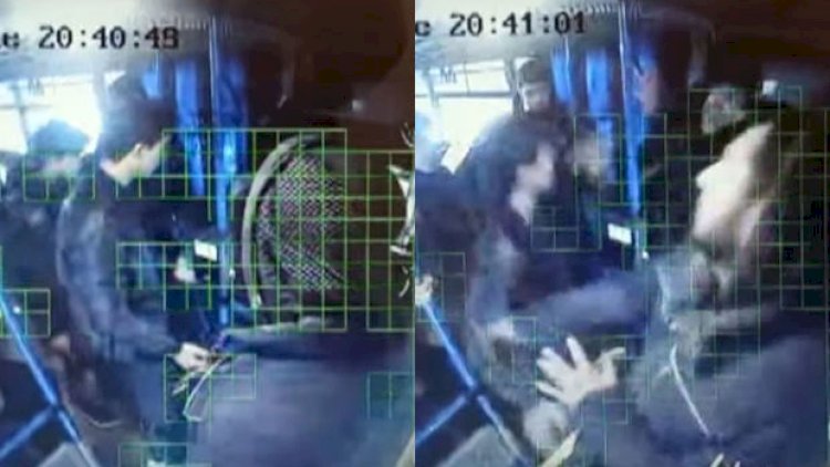    Bakıda avtobus sürücüsü döyüldü   - ANBAAN VİDEO