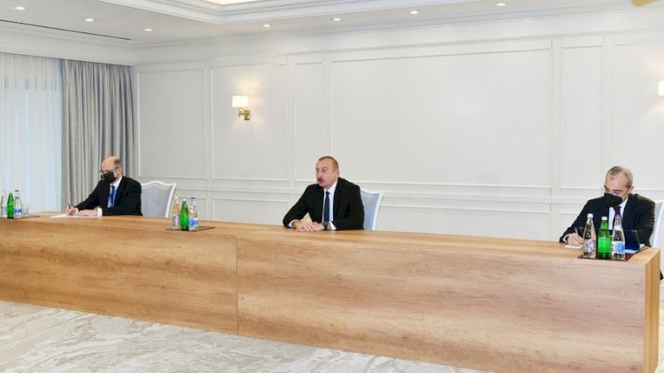    İlham Əliyev xanım komissarı qəbul etdi   