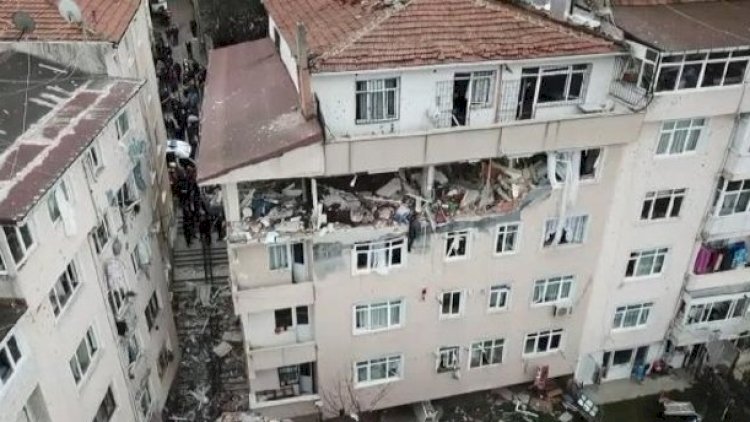    İstanbulda güclü partlayış oldu - Yaralılar var   
