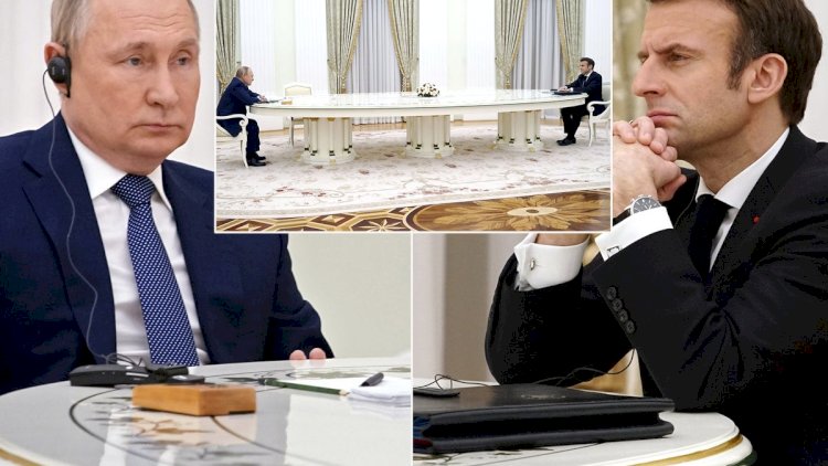    Kremlin uzun masası: Makron “rus testi“ndən keçməyib   