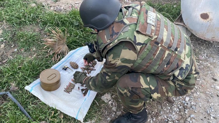    Bakıda hərbi sursatlar aşkarlandı   