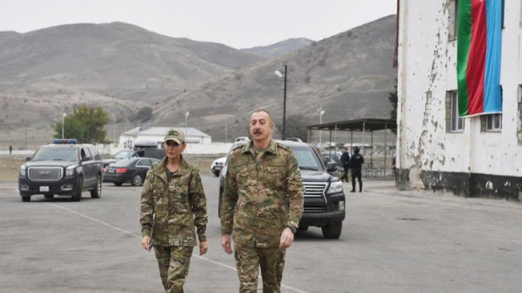    İlham Əliyev və Mehriban Əliyeva Ağdamda İmarət kompleksində olublar   