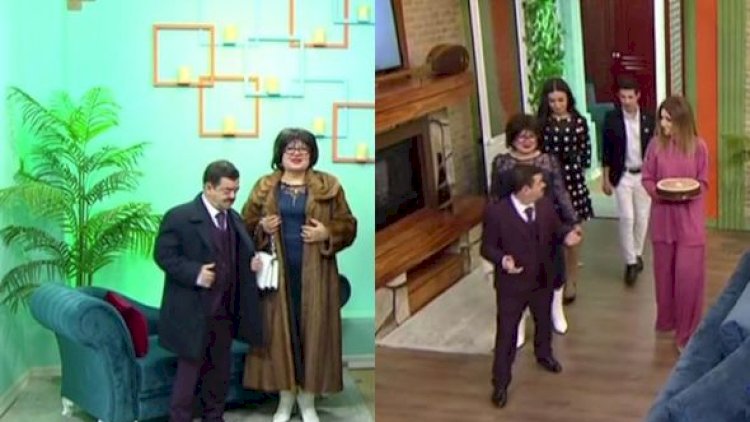    Aktyor ailəsi ilə birlikdə kamera önünə keçdi – FOTOLAR   