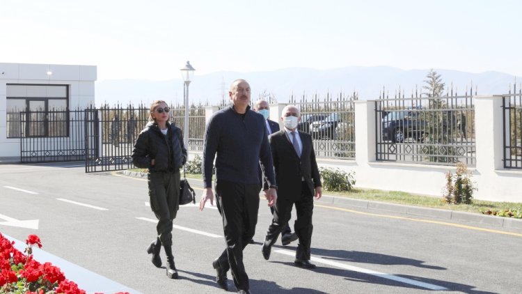    Prezident xanımı ilə Ağdamda   - Fotolar