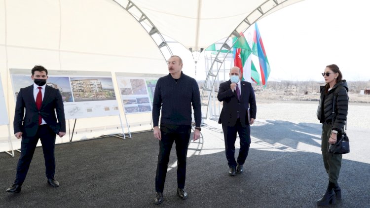    Ağdamda yeni yaşayış kompleksinin təməli qoyuldu   