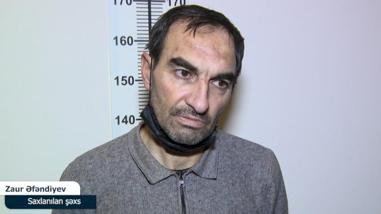    Bakıda silahlı narkotacir saxlanıldı    - Video