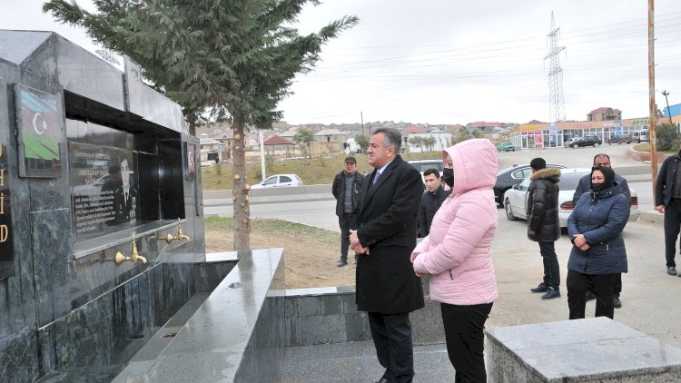    Abşeronda şəhid ailələri ziyarət olundu   - Fotolar