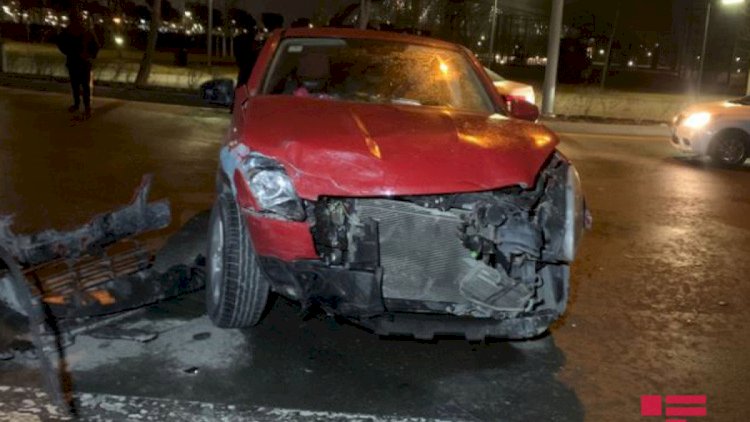    Bakıda müğənni yol qəzası zamanı xəsarət aldı - Fotolar   