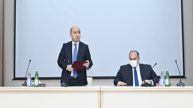    BSU-nun yeni rektoru kollektivə təqdim edildi - Foto   