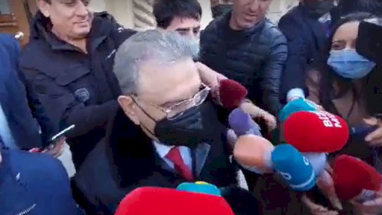    İstefası qəbul olunan Mehdiyev AMEA-nı belə tərk etdi - Video   