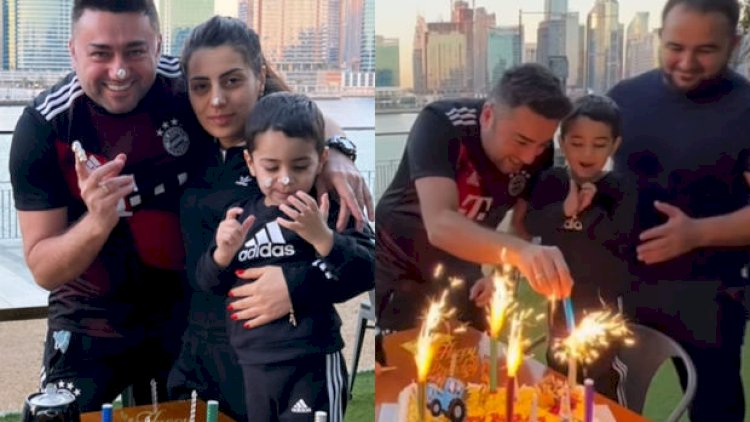    Müşviq Şahverdiyev oğlunun ad gününü Dubayda qeyd etdi - Video   