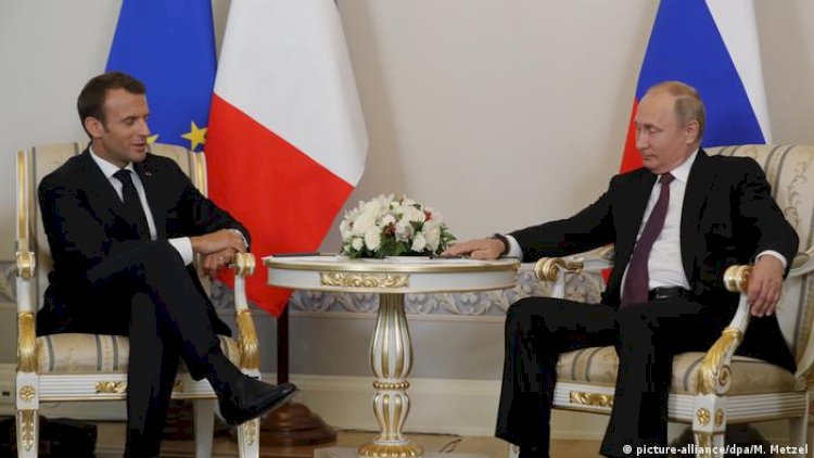    Putinlə Makron arasında telefon danışığı başladı   