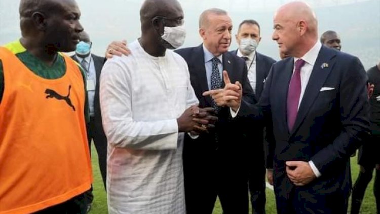    Ərdoğan Afrikada stadionun açılışında iştirak etdi   - Fotolar
