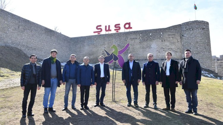    Moldova parlamentinin sədri Füzuli və Şuşada - Foto   