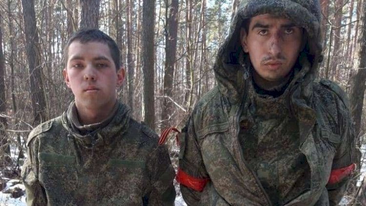    Ukrayna Ordusu rus əsgərlərini əsir götürdü - FOTOLAR    