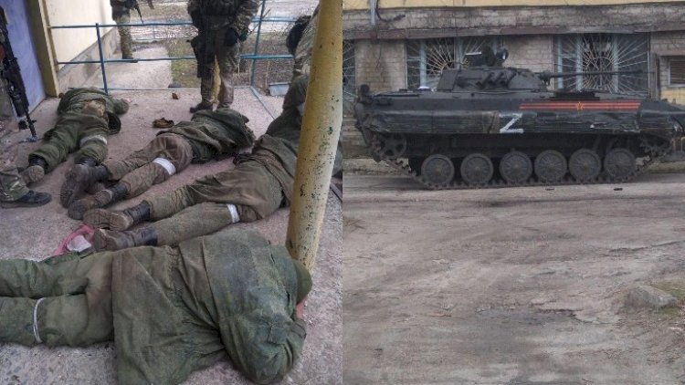    Ukrayna ordusu daha bir neçə rus əsgərini əsir götürdü   