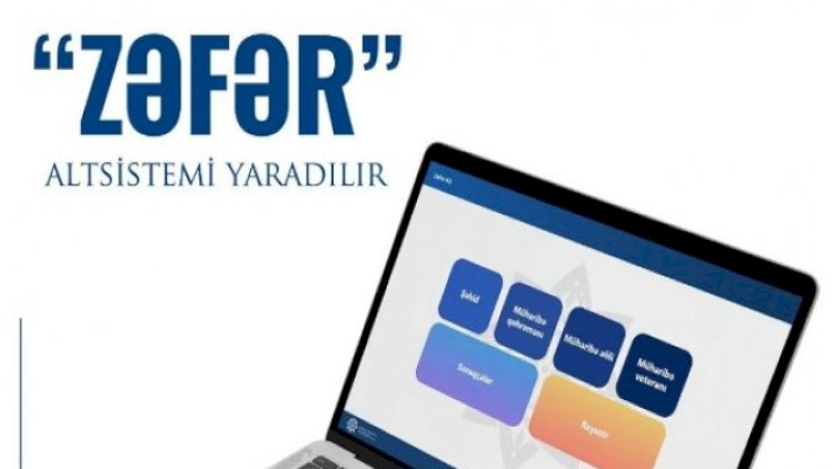    MN: “76 min nəfərin adı “Zəfər” altsistemi vasitəsilə portala daxil edilib”   