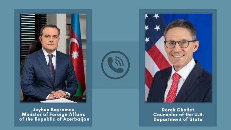    Ceyhun Bayramov ABŞ rəsmisi ilə Ukraynadakı vəziyyəti müzakirə etdi   